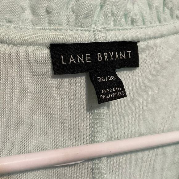 Lane Bryant Size 26/28 Blouse Mint - Picture 3 of 7